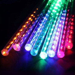 Гірлянда сосульки-палочки 3м х 50 см (8 сосулек), колір мультиколор RGB