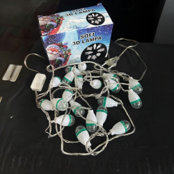 Гірлянда фігурна “Лампа”, 20LED, 4м, колір RGB мультиколор