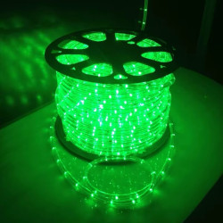 Гірлянда дюралайт (шланг) 100м, 28LED/м, 220В, колір зелений