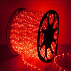 Гірлянда дюралайт (шланг) 100м, 28LED/м, 220В, колір червоний