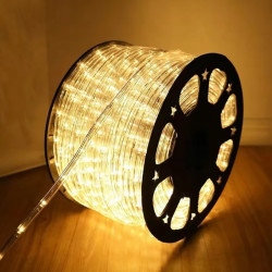 Гірлянда дюралайт (шланг) 100м, 28LED/м, 220В, колір теплобілий