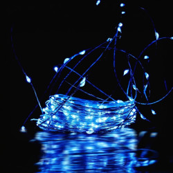 Гірлянда роса 100 LED 10м, 220В, колір синій